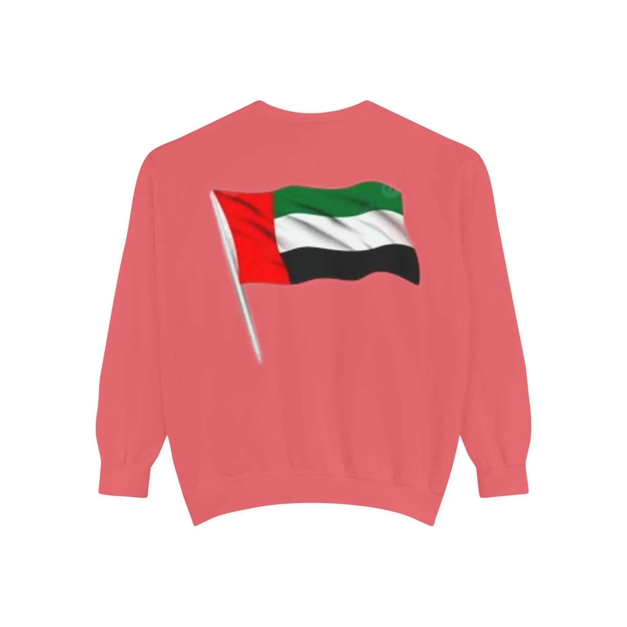 Abu Dhabi Flag Unisex Garment-Dyed Sweatshirt - Stylish and Comfy Casual Wear