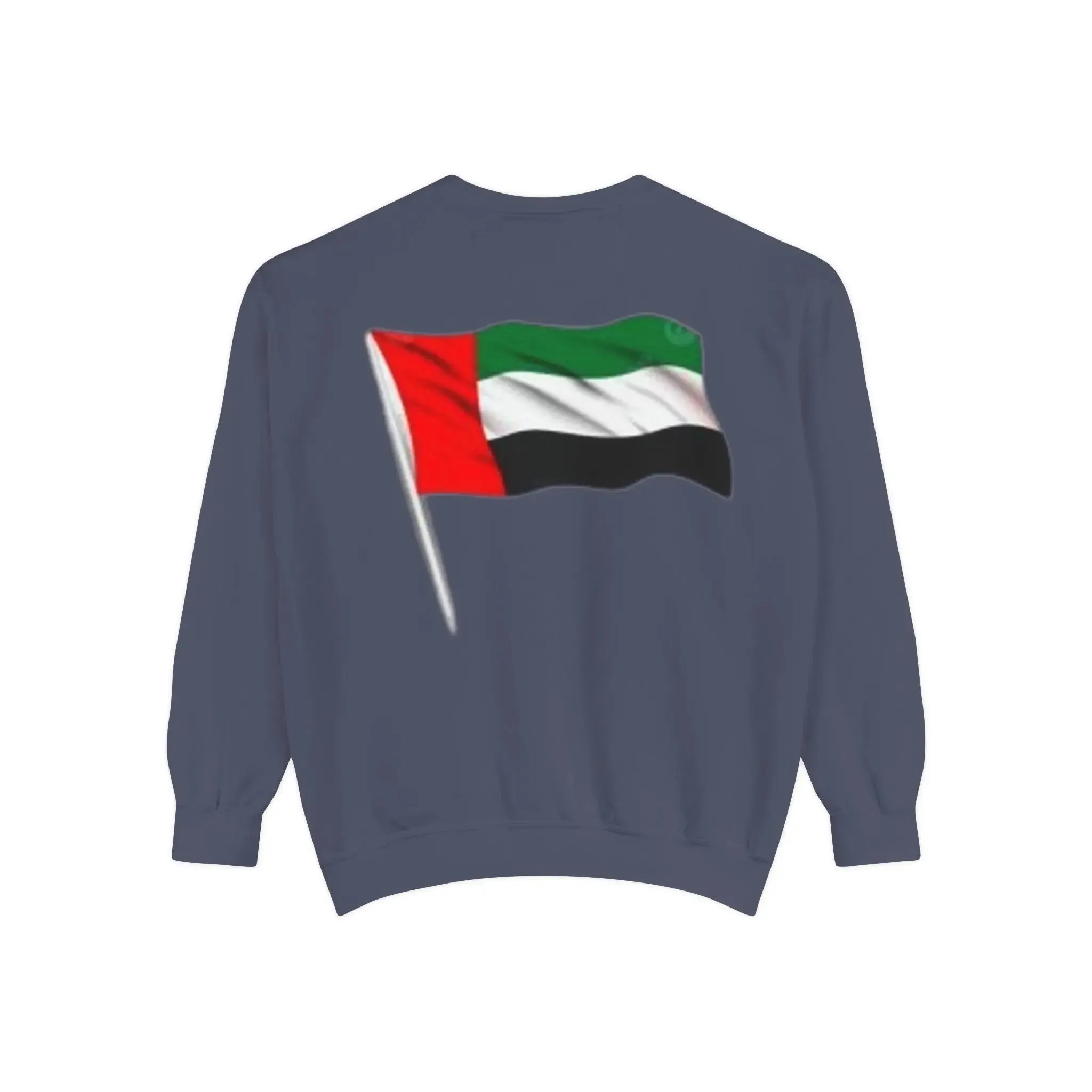 Abu Dhabi Flag Unisex Garment-Dyed Sweatshirt - Stylish and Comfy Casual Wear