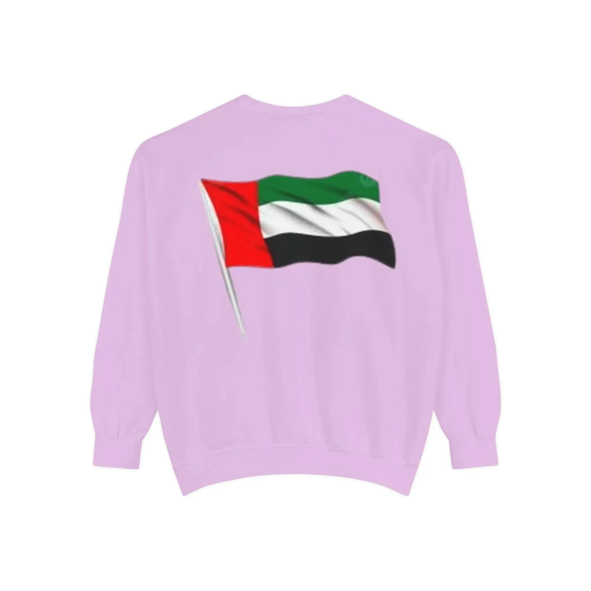 Abu Dhabi Flag Unisex Garment-Dyed Sweatshirt - Stylish and Comfy Casual Wear