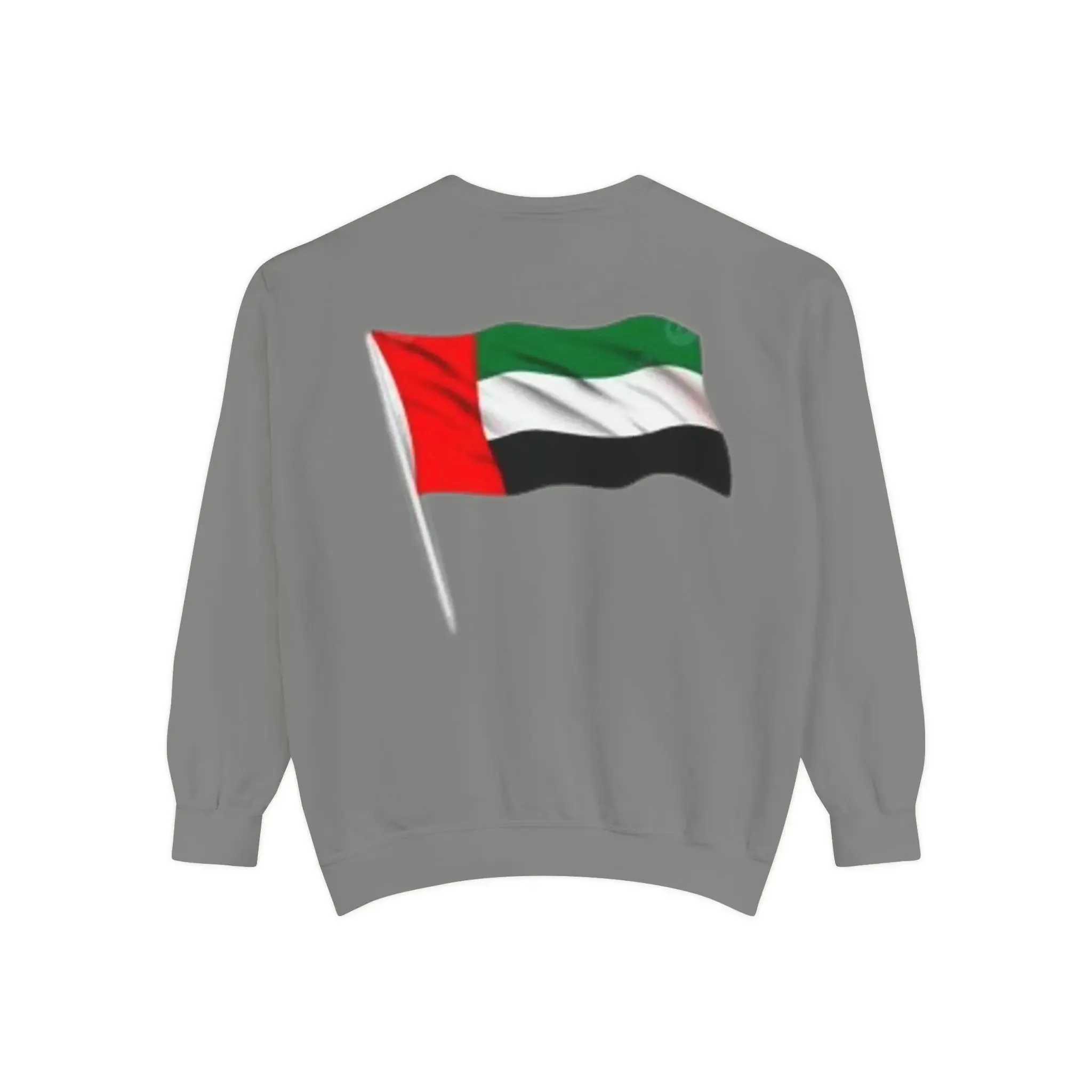 Abu Dhabi Flag Unisex Garment-Dyed Sweatshirt - Stylish and Comfy Casual Wear