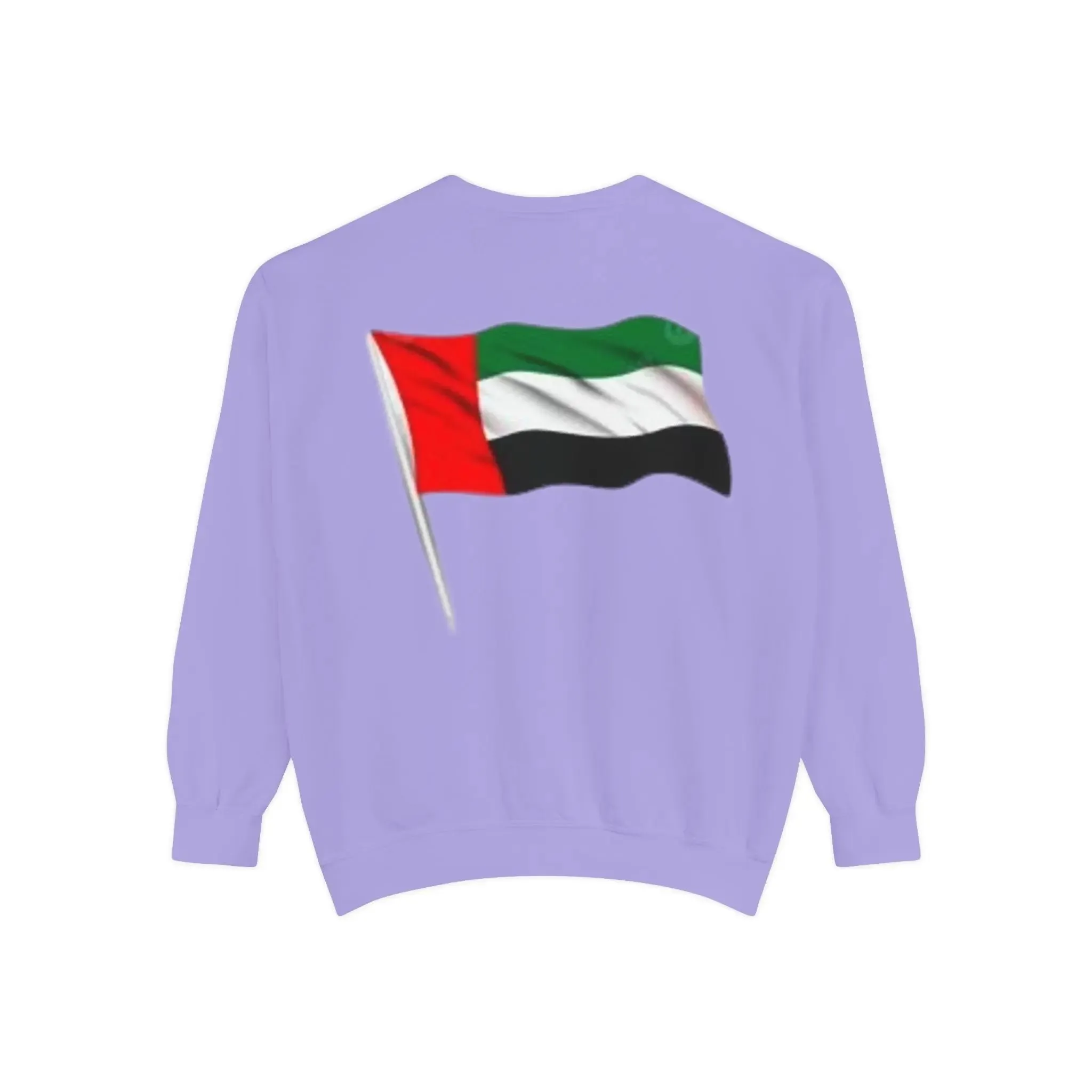 Abu Dhabi Flag Unisex Garment-Dyed Sweatshirt - Stylish and Comfy Casual Wear