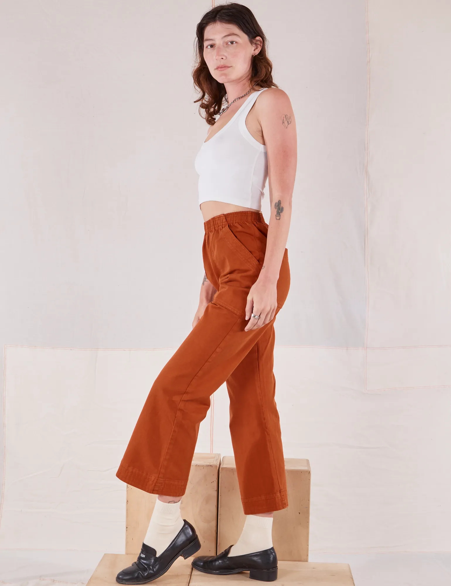 Action Pants - Burnt Terracotta