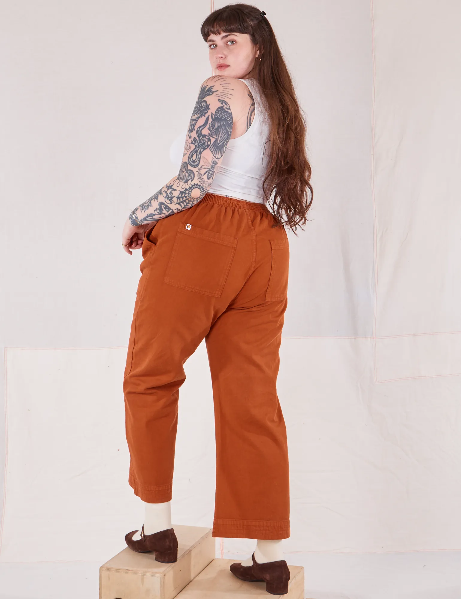 Action Pants - Burnt Terracotta