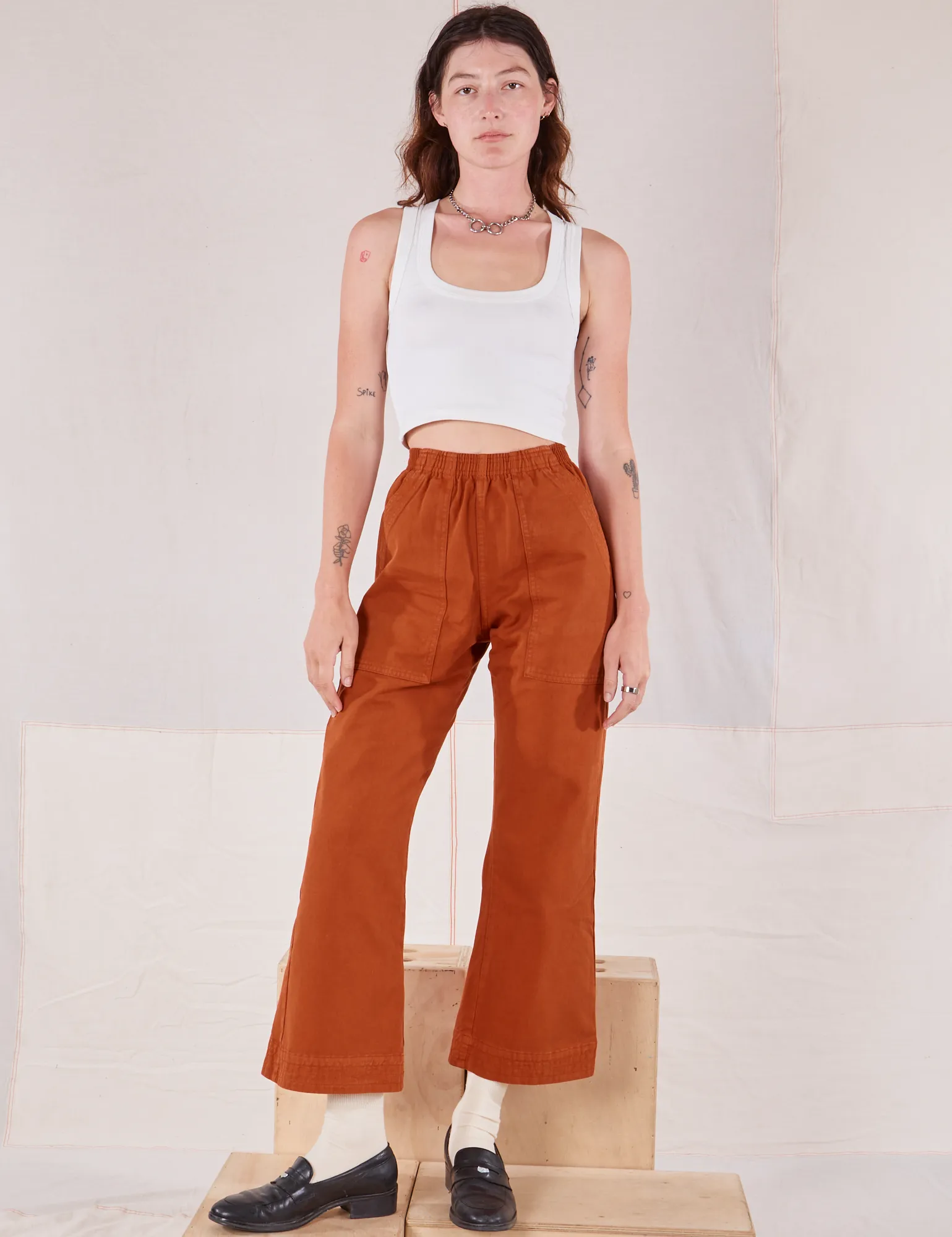 Action Pants - Burnt Terracotta