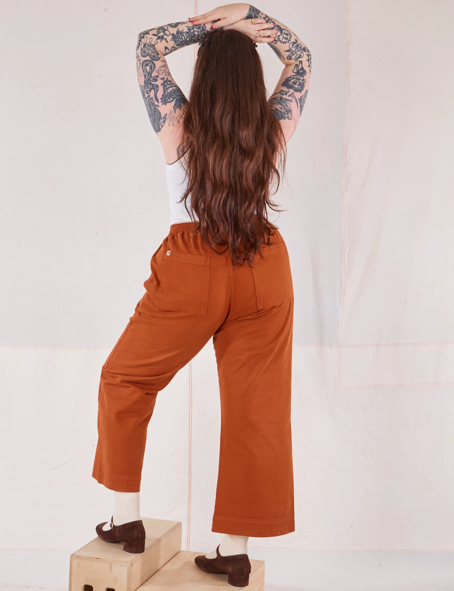 Action Pants - Burnt Terracotta