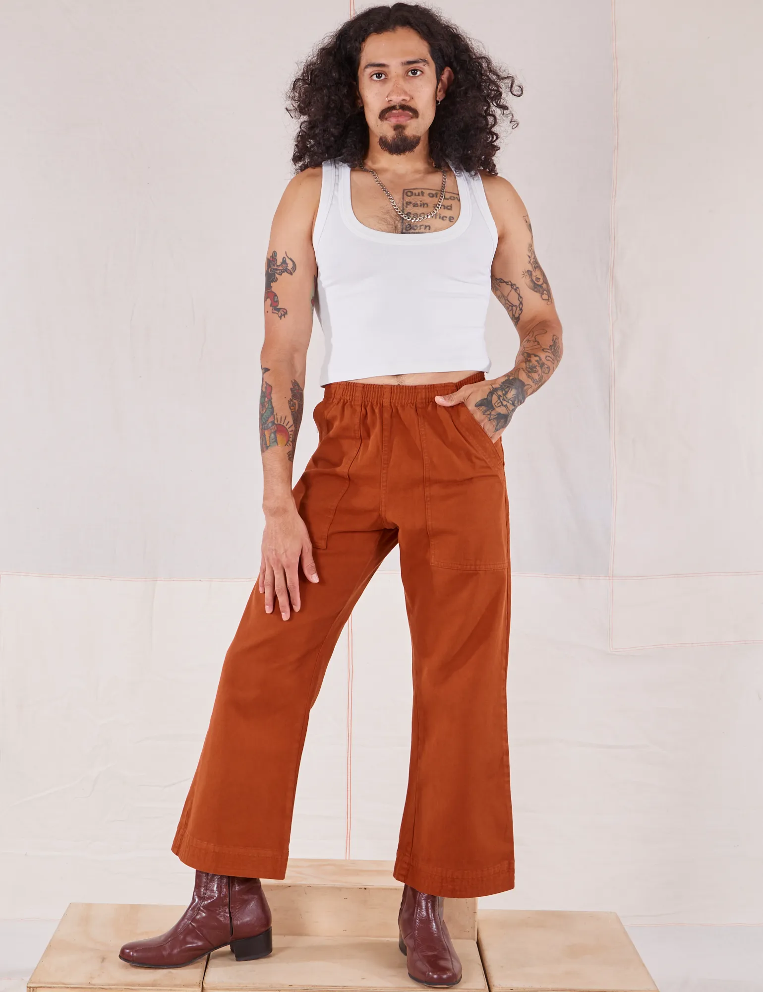 Action Pants - Burnt Terracotta