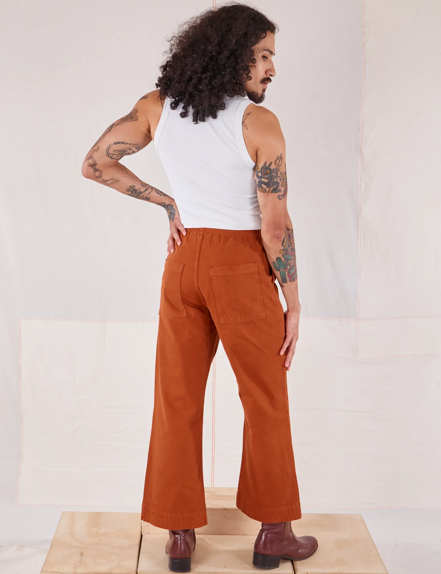 Action Pants - Burnt Terracotta