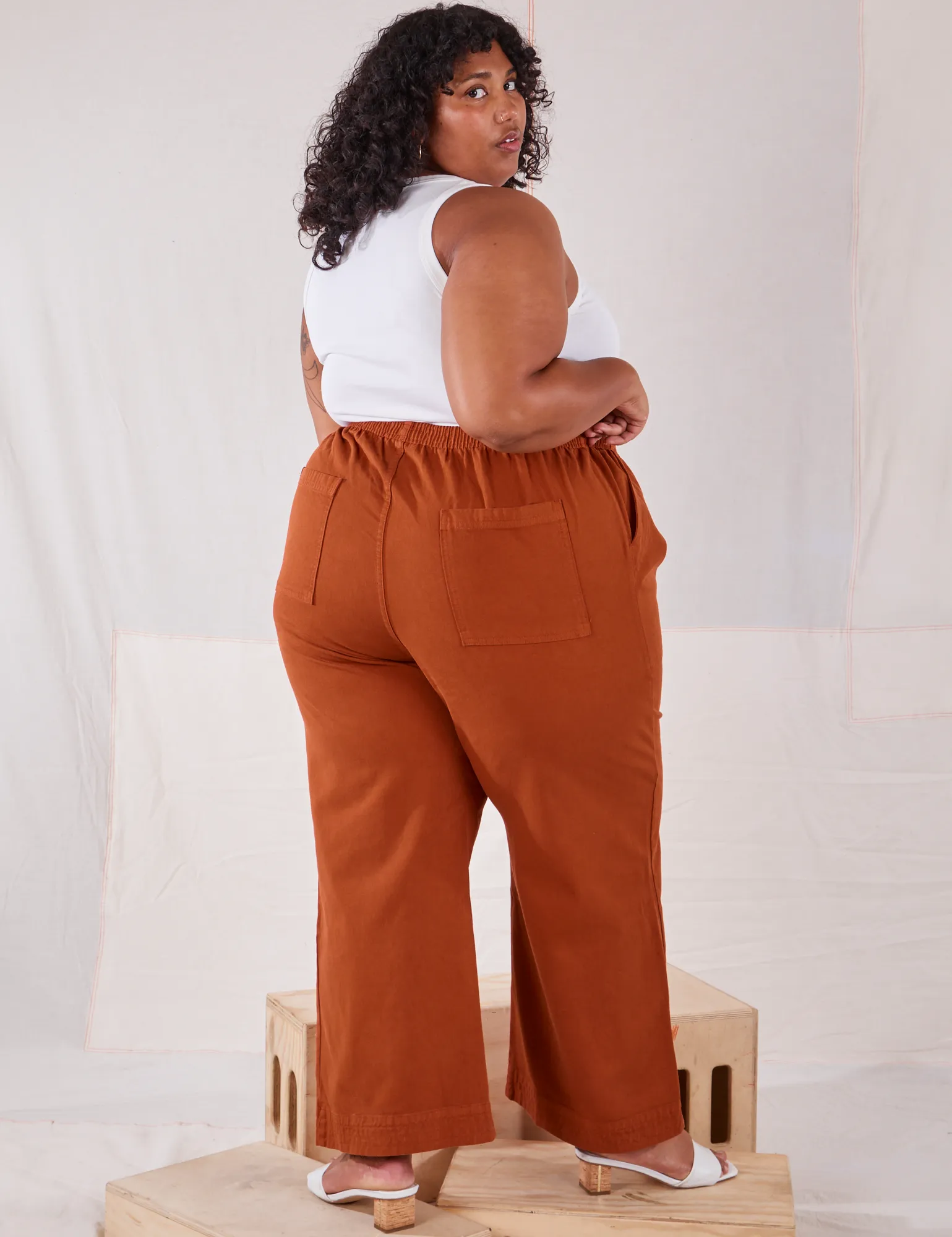 Action Pants - Burnt Terracotta