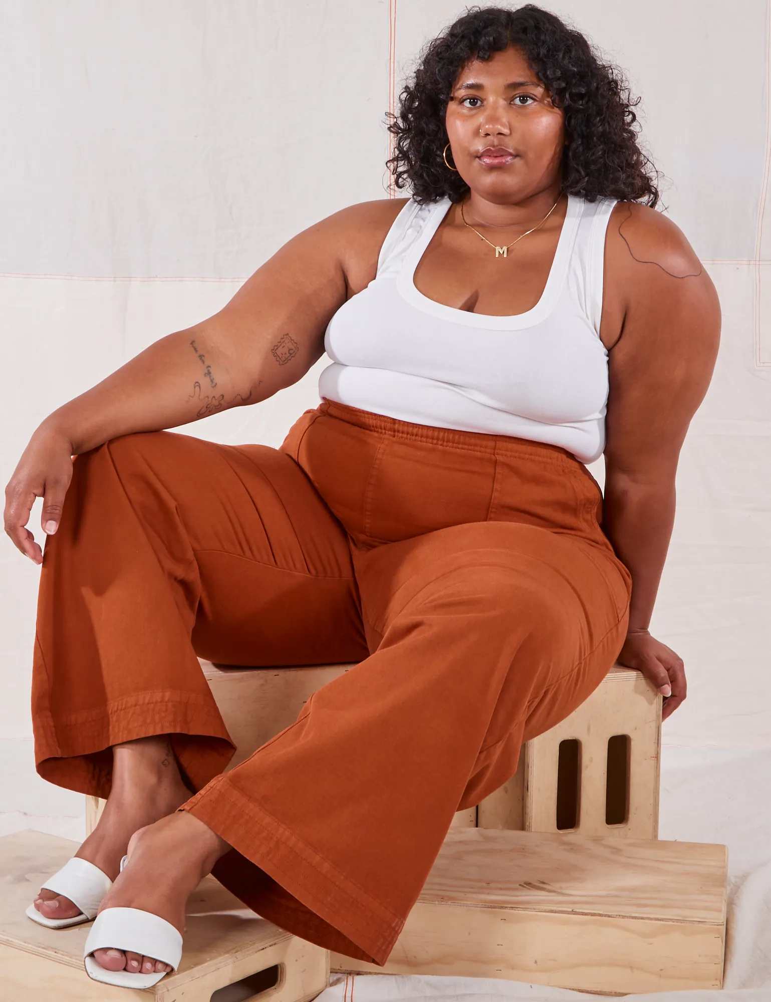 Action Pants - Burnt Terracotta