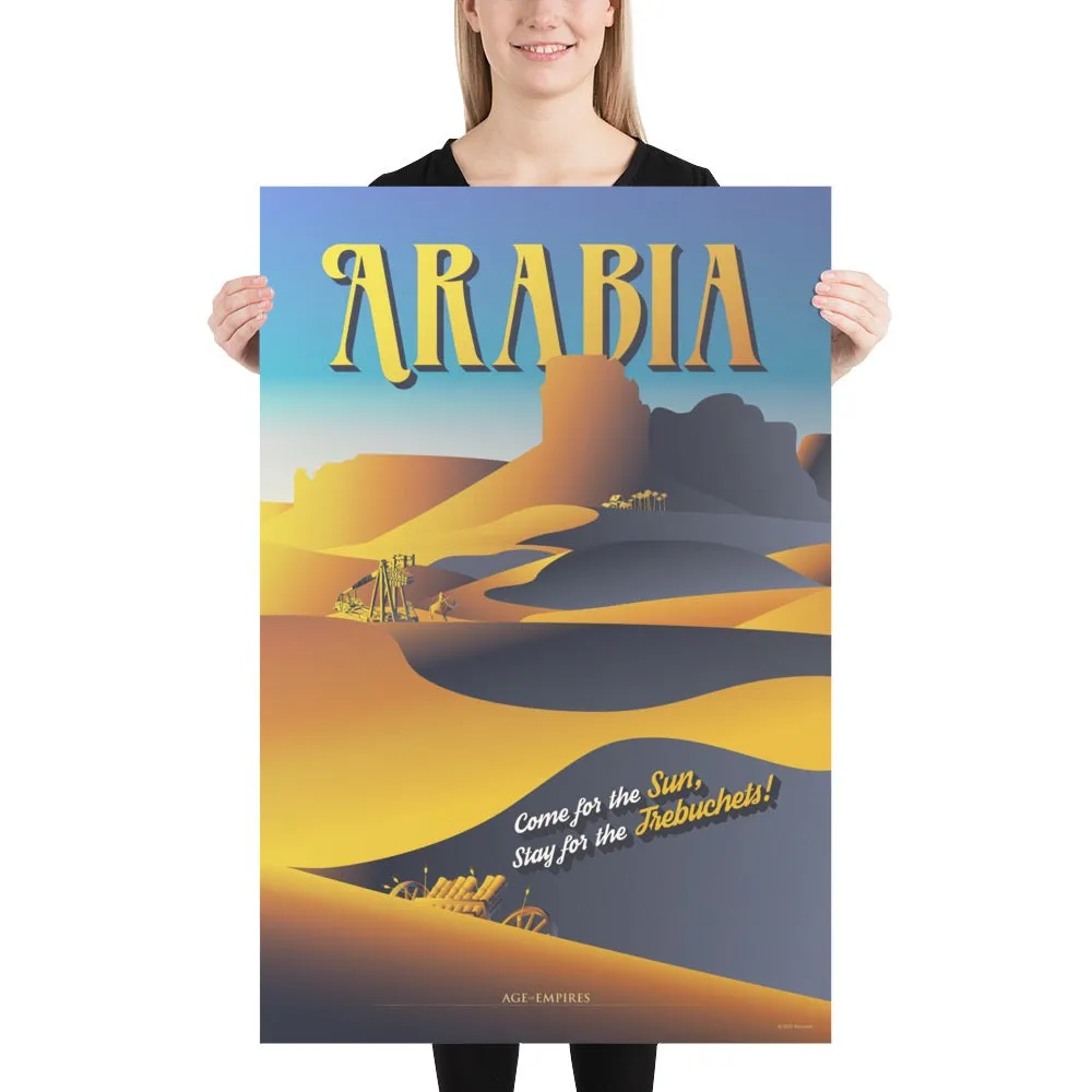 Age of Empires Arabia Travel Poster