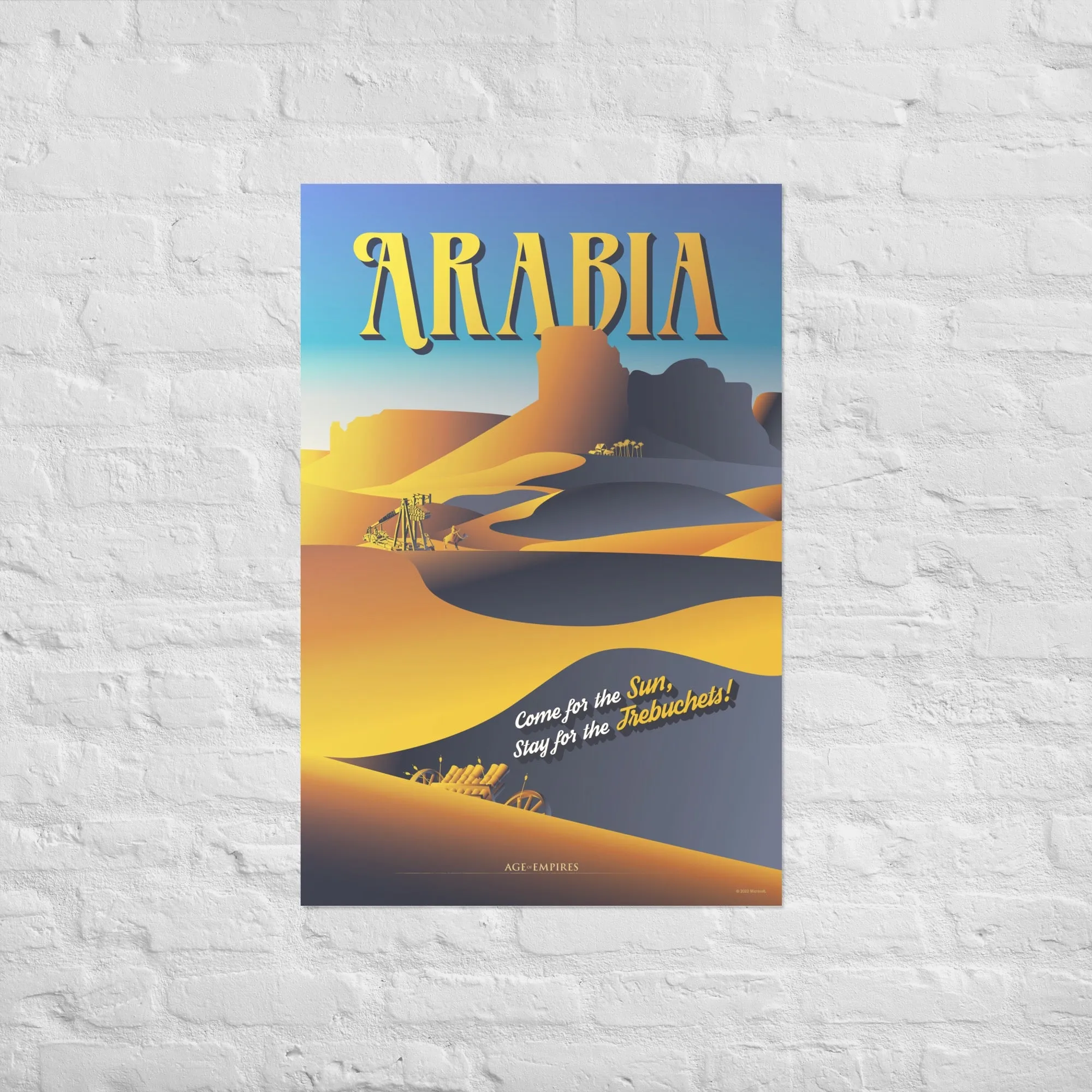 Age of Empires Arabia Travel Poster