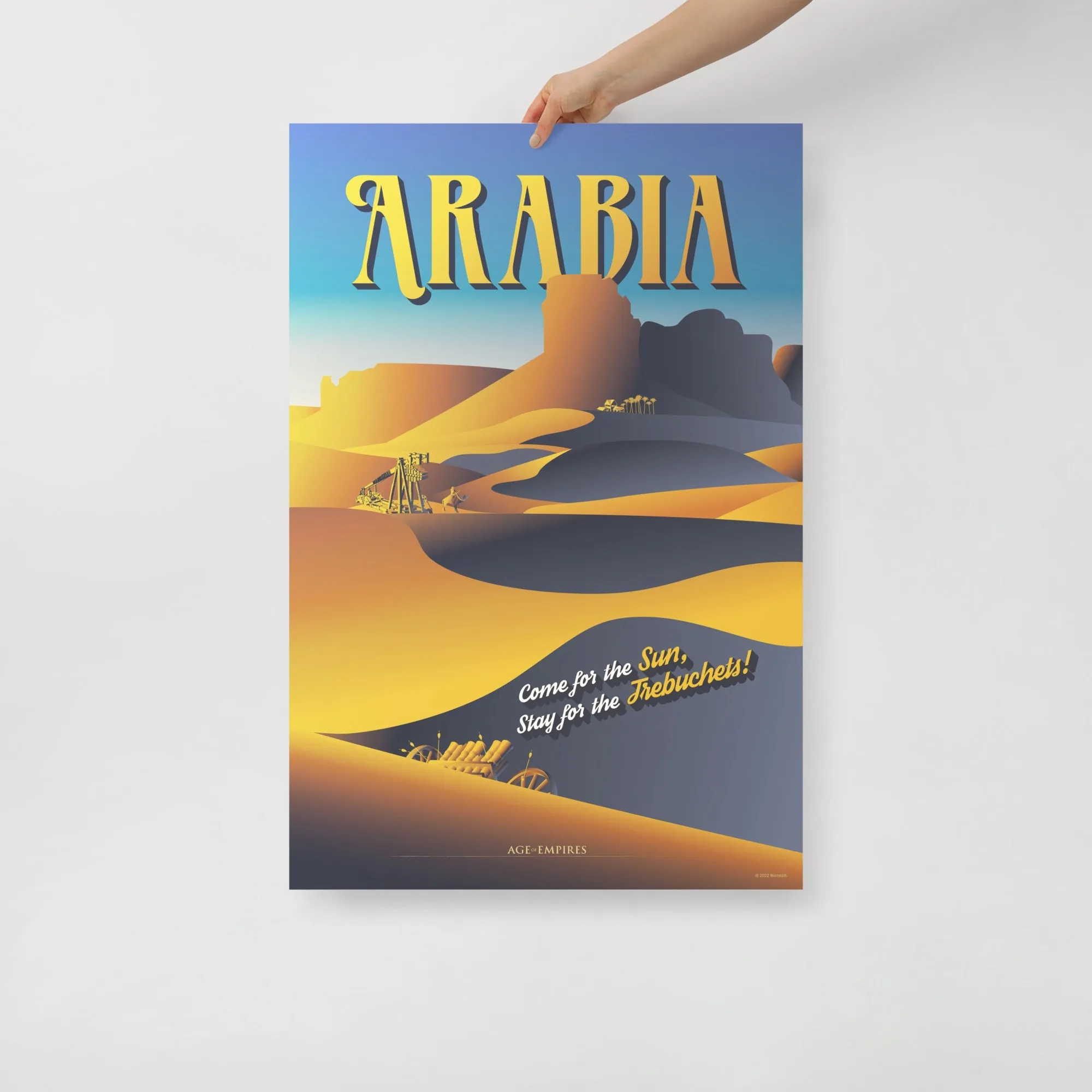 Age of Empires Arabia Travel Poster