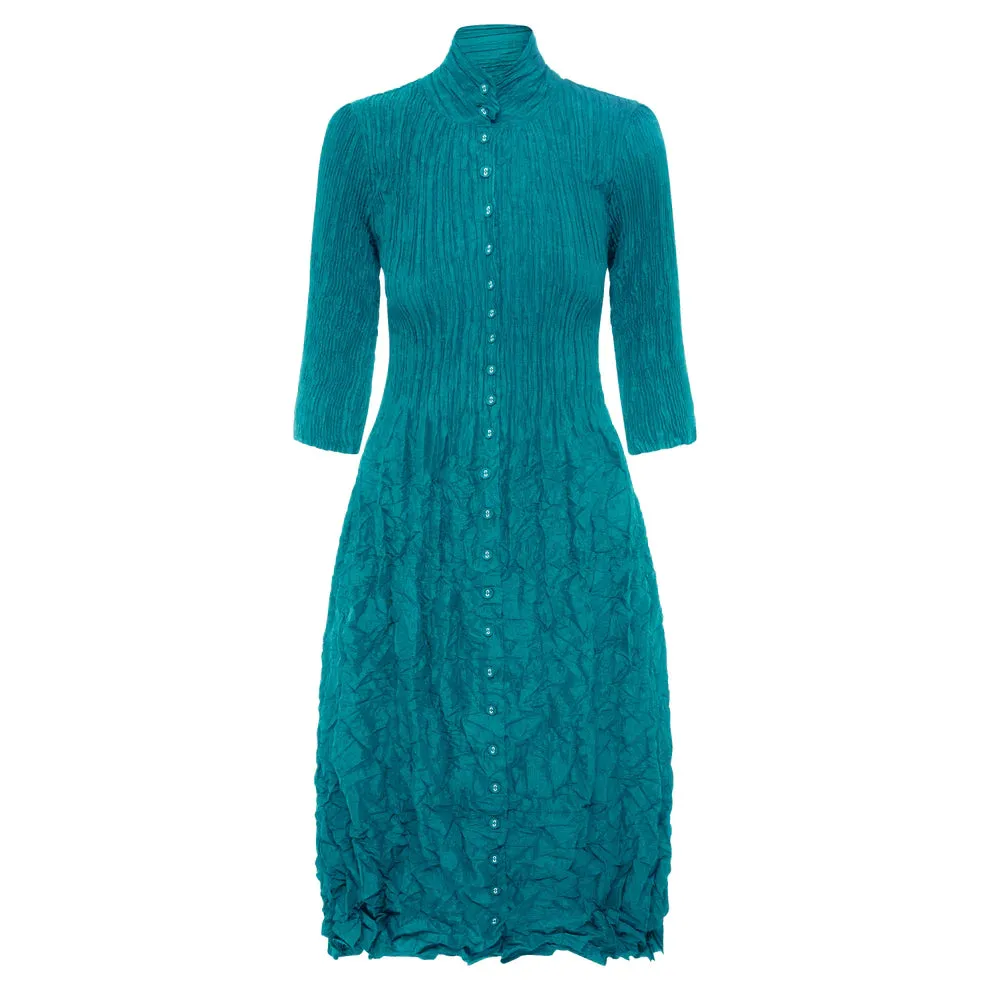 Alquema Nehru Peacock Coat Dress