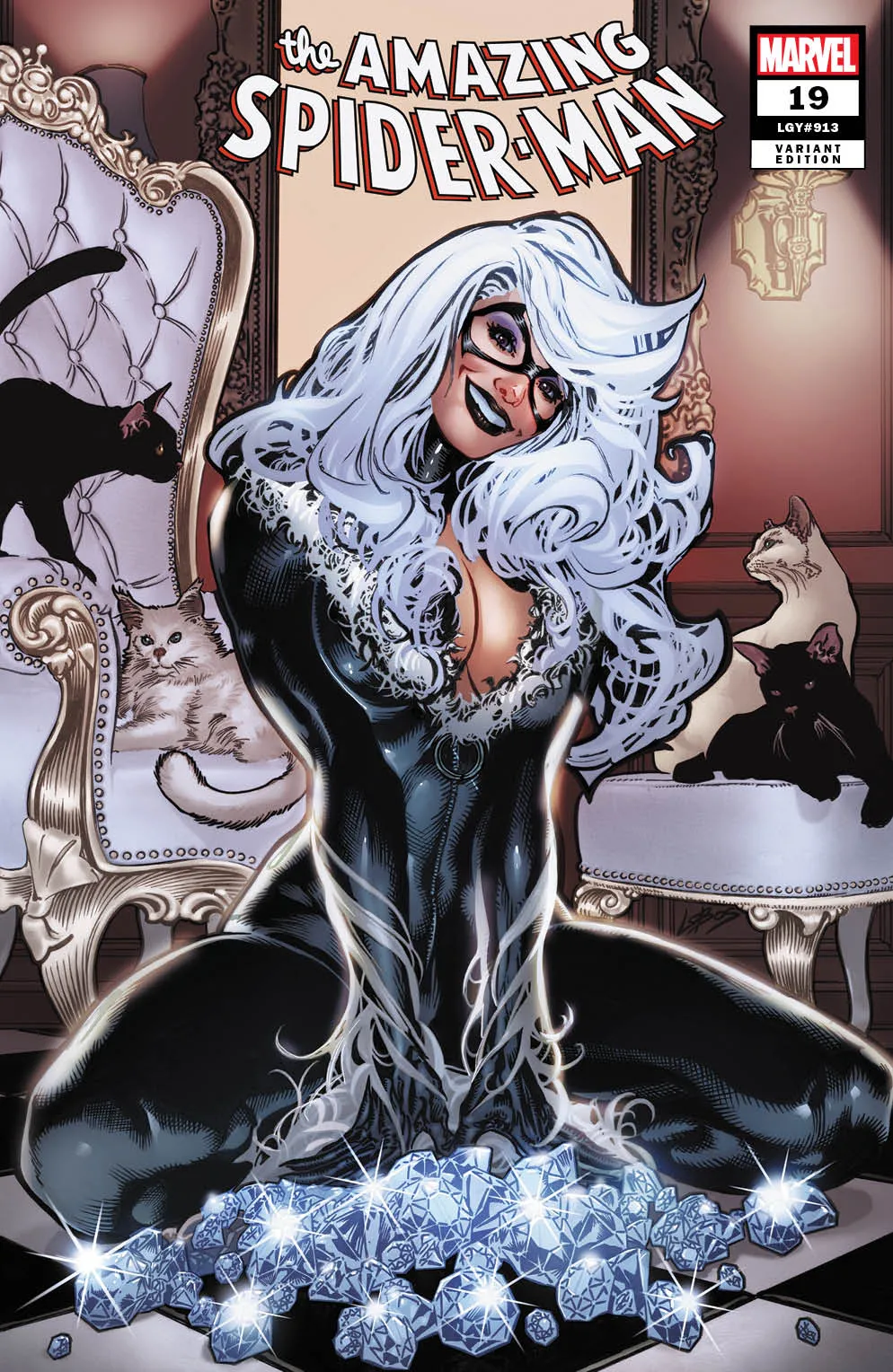 AMAZING SPIDER-MAN 19 PABLO VILLALOBOS BLACK CAT VARIANT