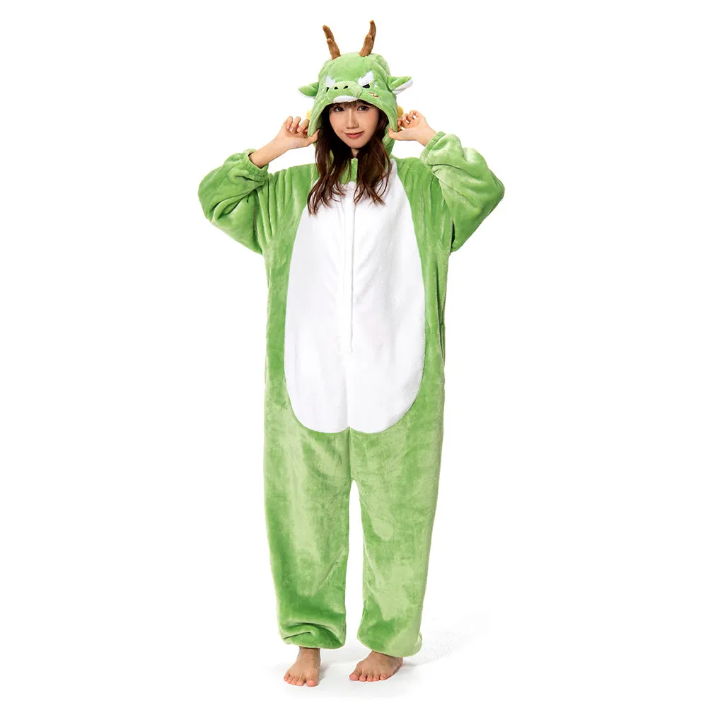 Autumn and winter Dragon Cosplay Costume Pajamas Outfits Halloween Carnival Party Suit