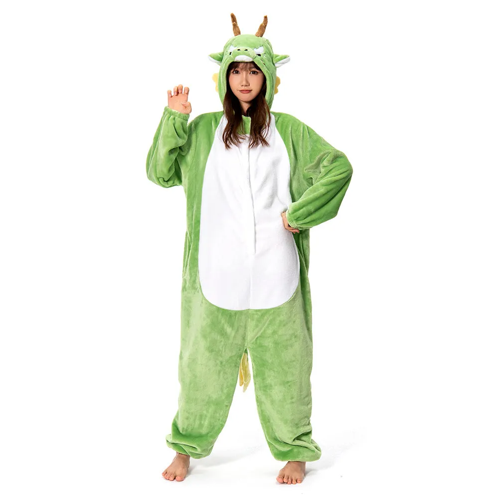 Autumn and winter Dragon Cosplay Costume Pajamas Outfits Halloween Carnival Party Suit