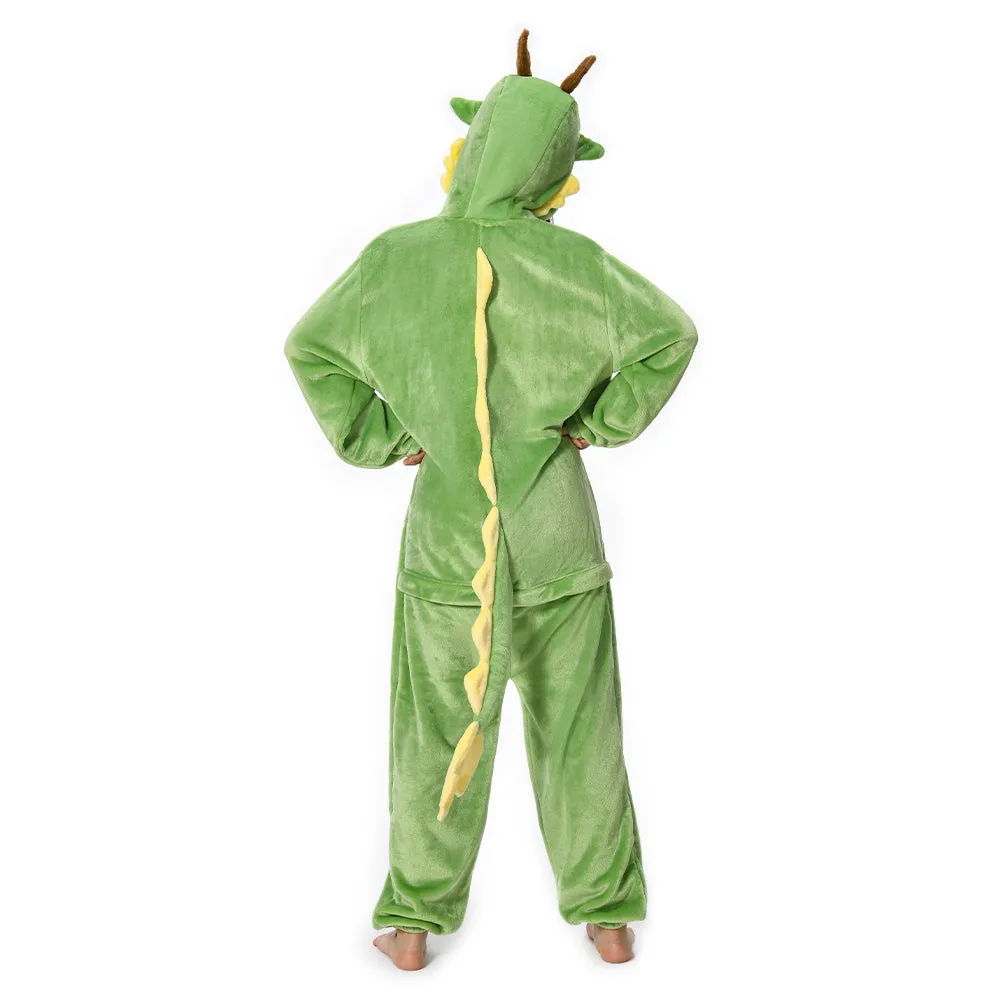 Autumn and winter Dragon Cosplay Costume Pajamas Outfits Halloween Carnival Party Suit