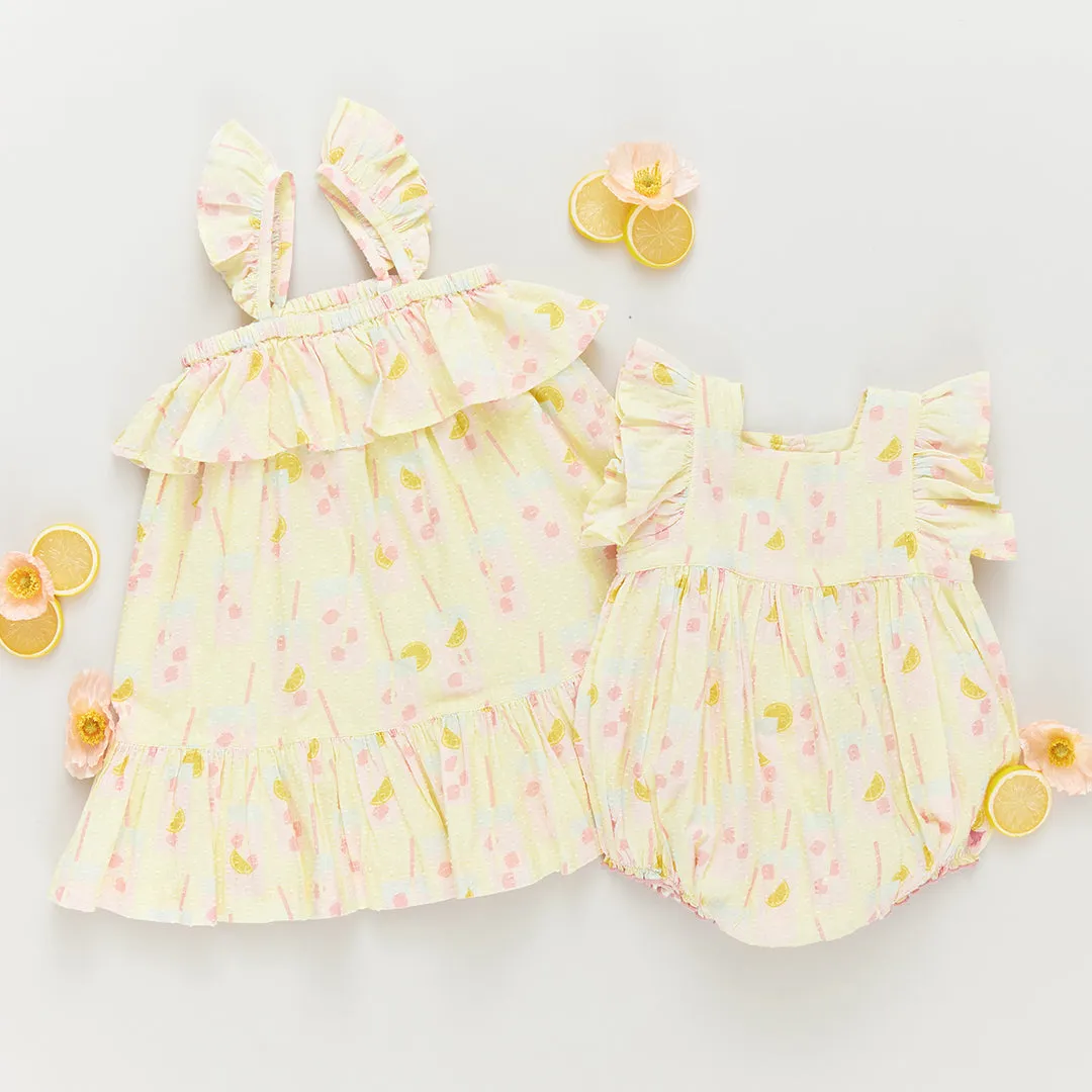 Baby Girls Elsie Bubble - Pink Lemonade