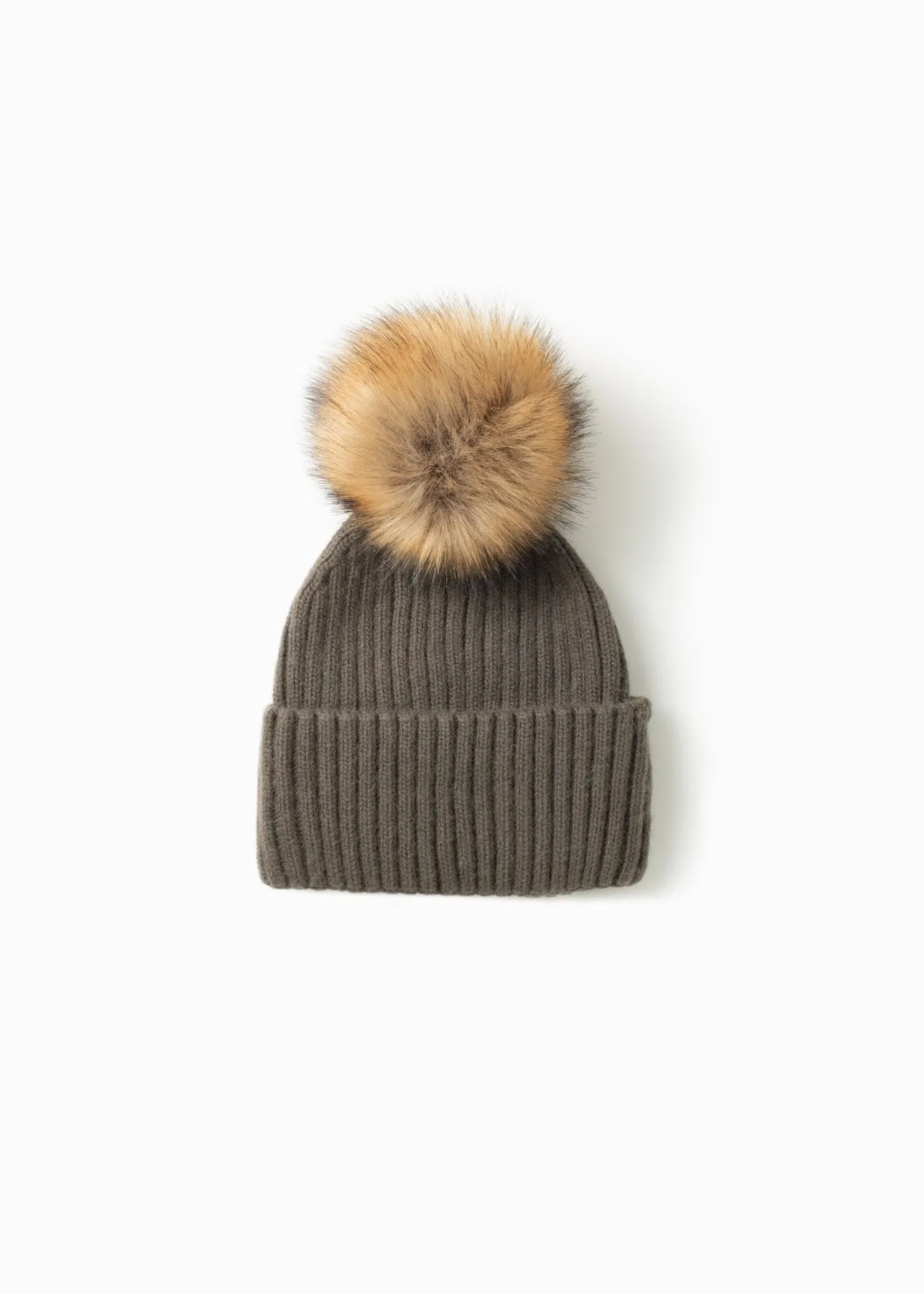 Back Bun/Ponytail Pom Pom Hat - FINAL SALE