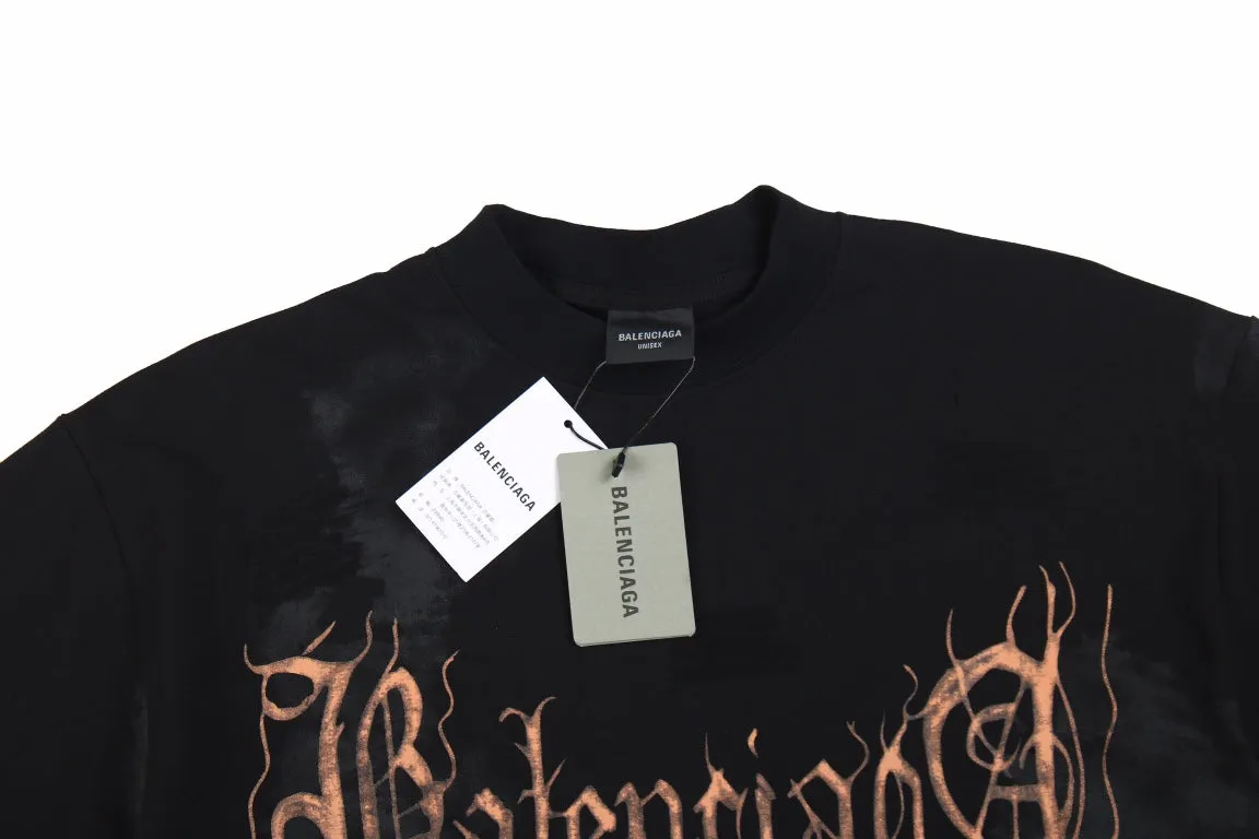 Balenciaga Gothic Logo T-Shirt