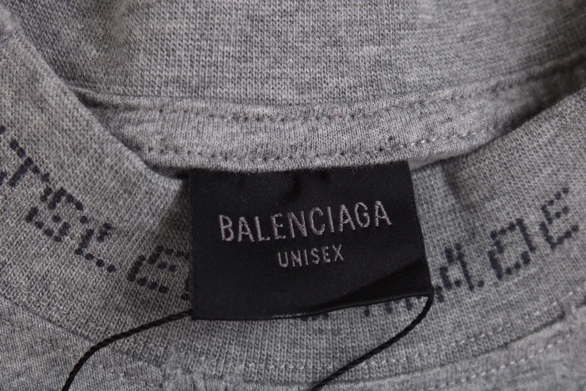 Balenciaga Printed Grey T-Shirt