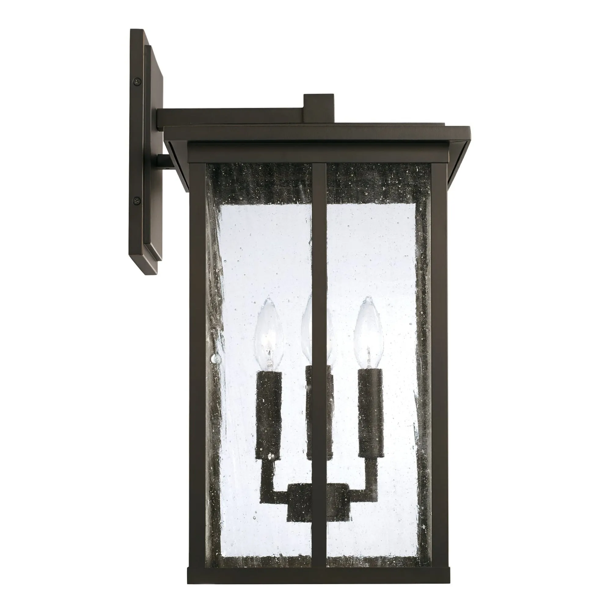 Barrett Coastal Outdoor Wall Lantern - Large - Oiled Bronze