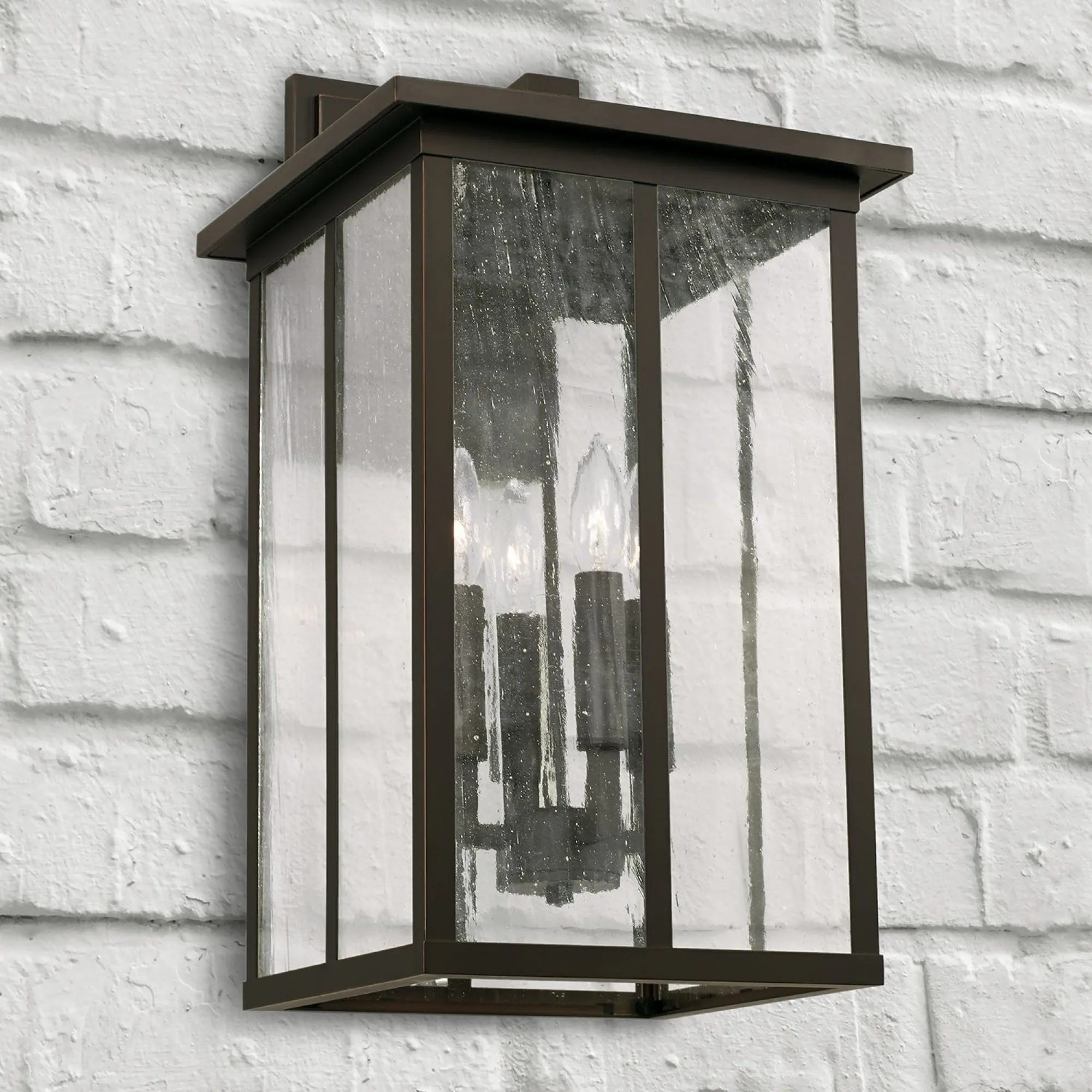 Barrett Coastal Outdoor Wall Lantern - Large - Oiled Bronze