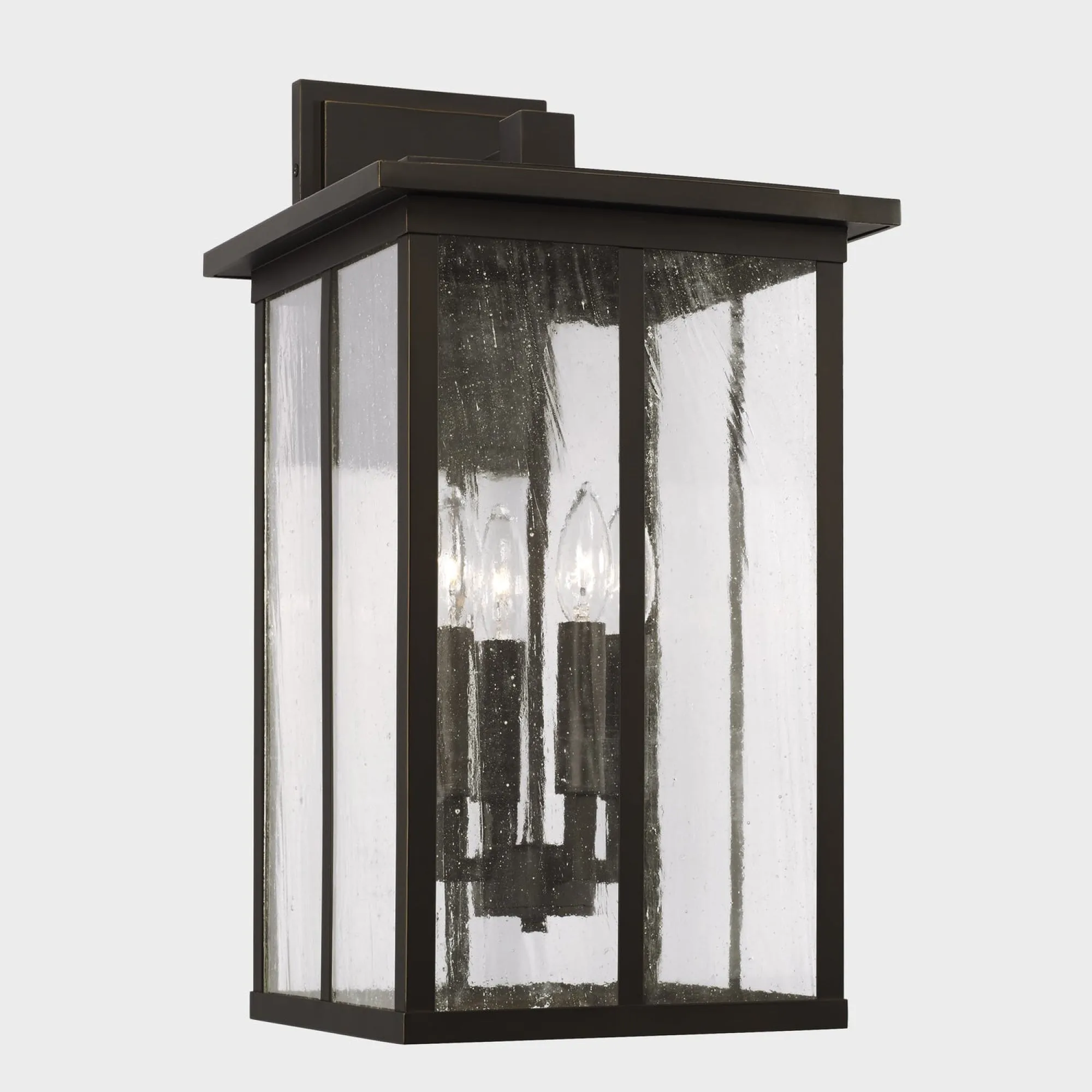 Barrett Coastal Outdoor Wall Lantern - Large - Oiled Bronze