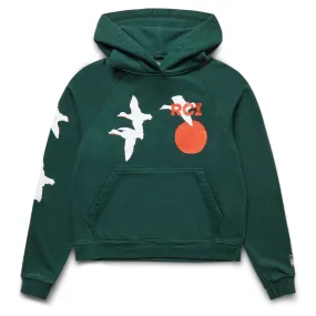 BIRDS HOODED SWEATSHIRT