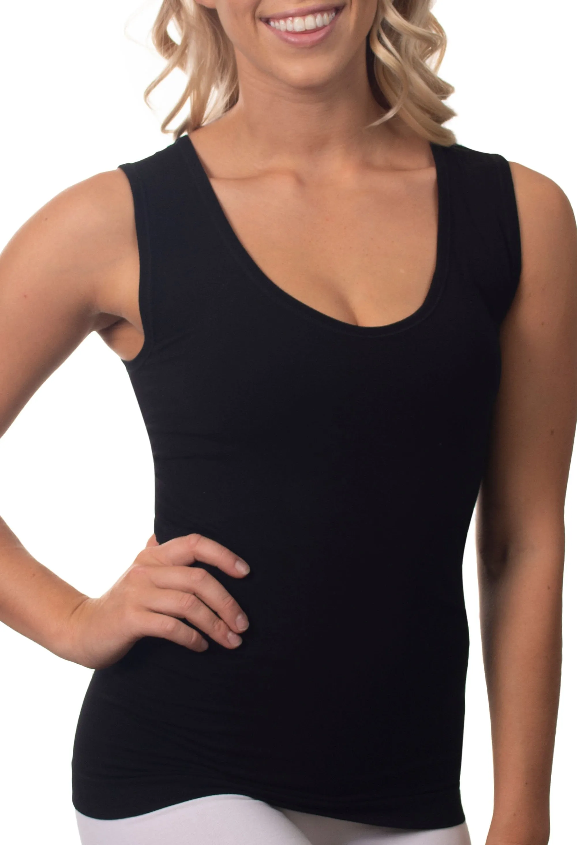 Black Bamboo Tank Top