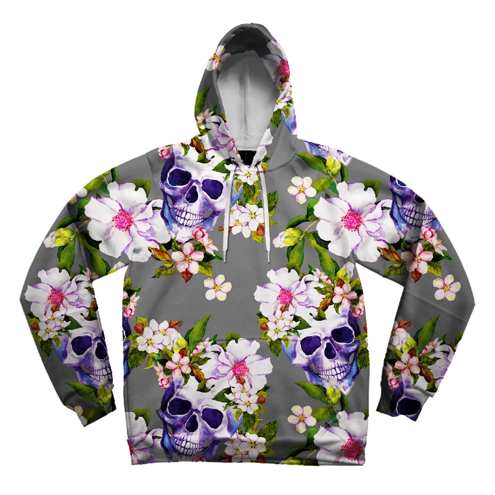 Blooming Skull Unisex Hoodie