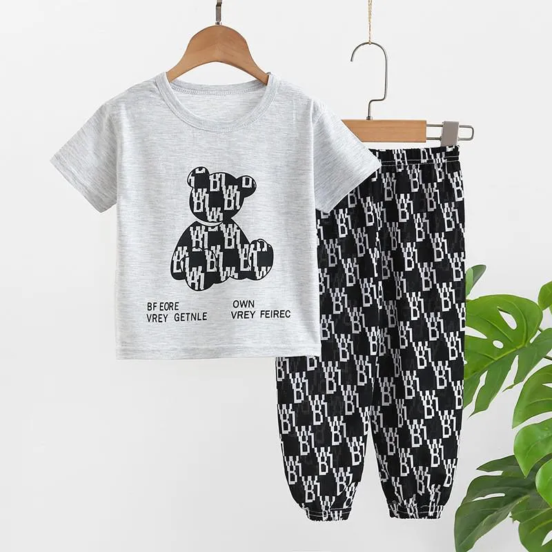 Boys Cartoon Bear Suit