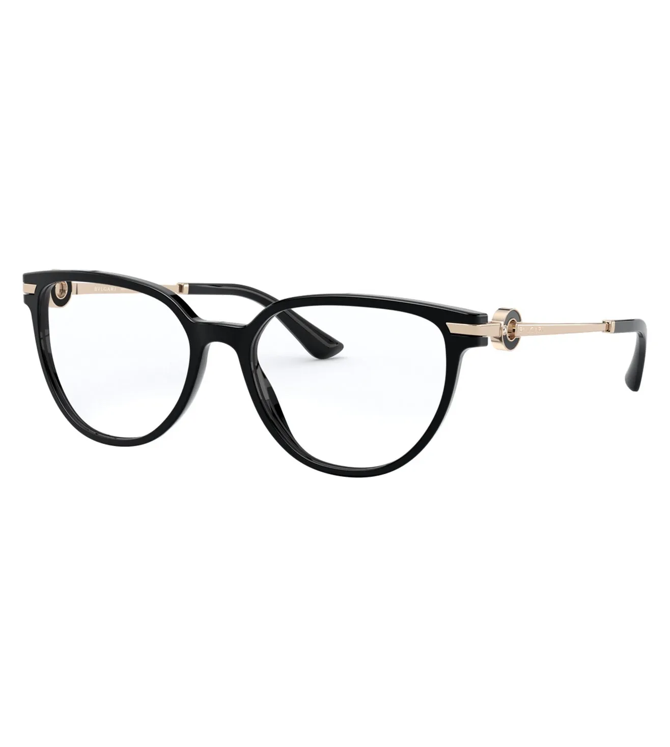 Bvlgari Women Black Cat-Eye Optical Frame