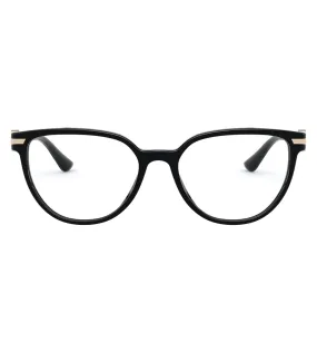 Bvlgari Women Black Cat-Eye Optical Frame