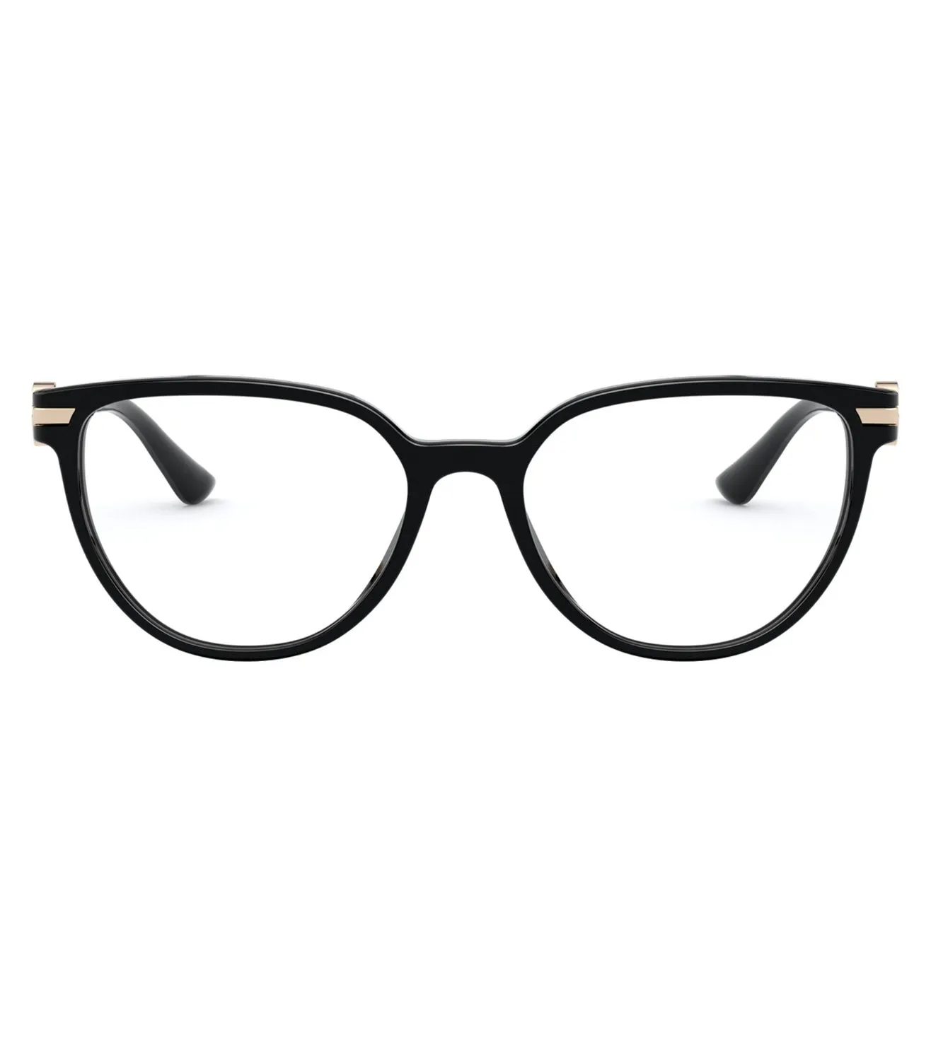 Bvlgari Women Black Cat-Eye Optical Frame