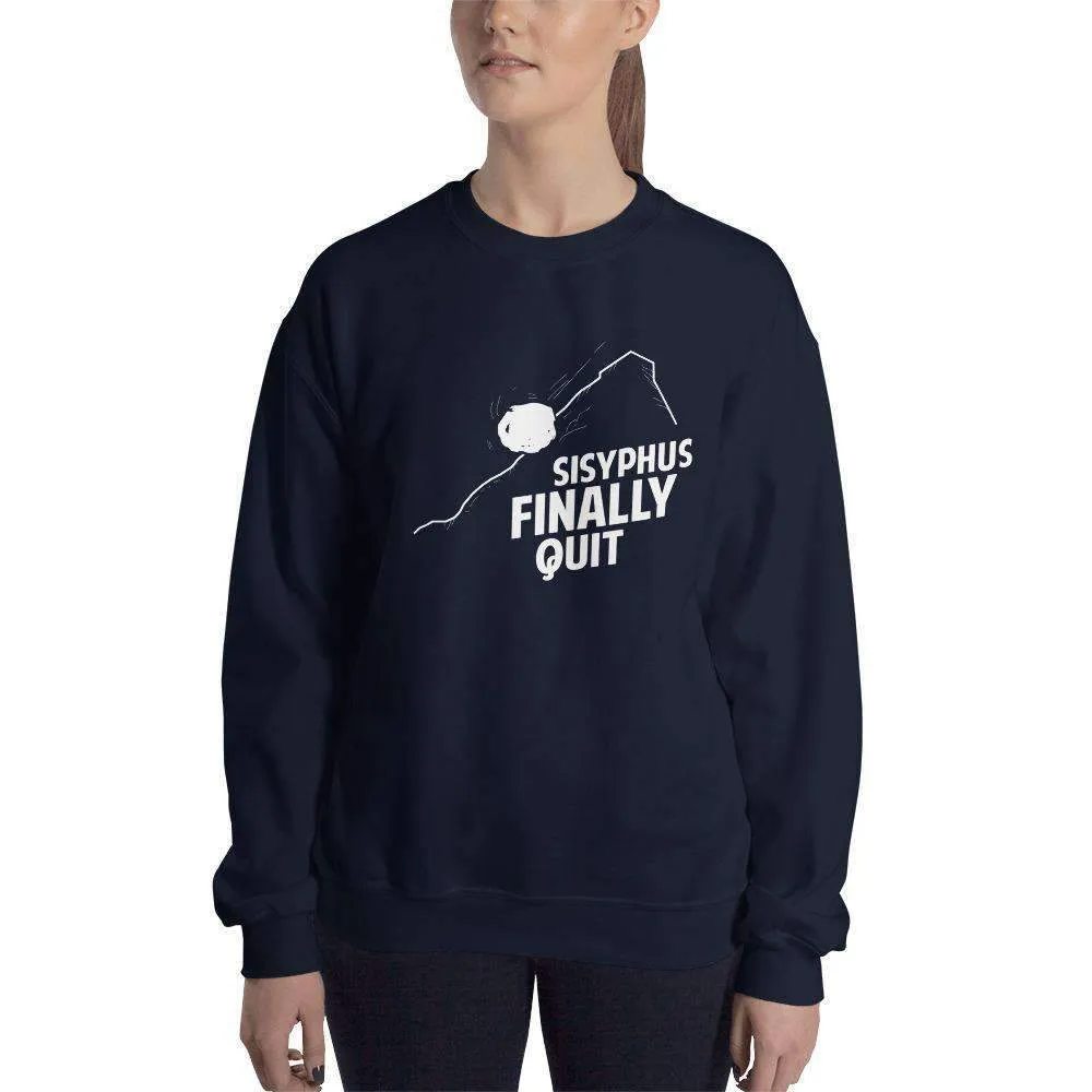 Camus - Sisyphus Finally Quit - Sweatshirt