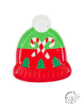 Candy Cane Sweater Plate