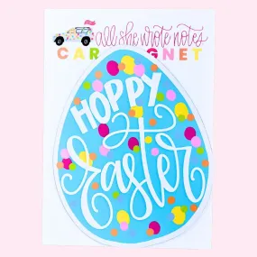 Car Magnet - Hoppy Easter