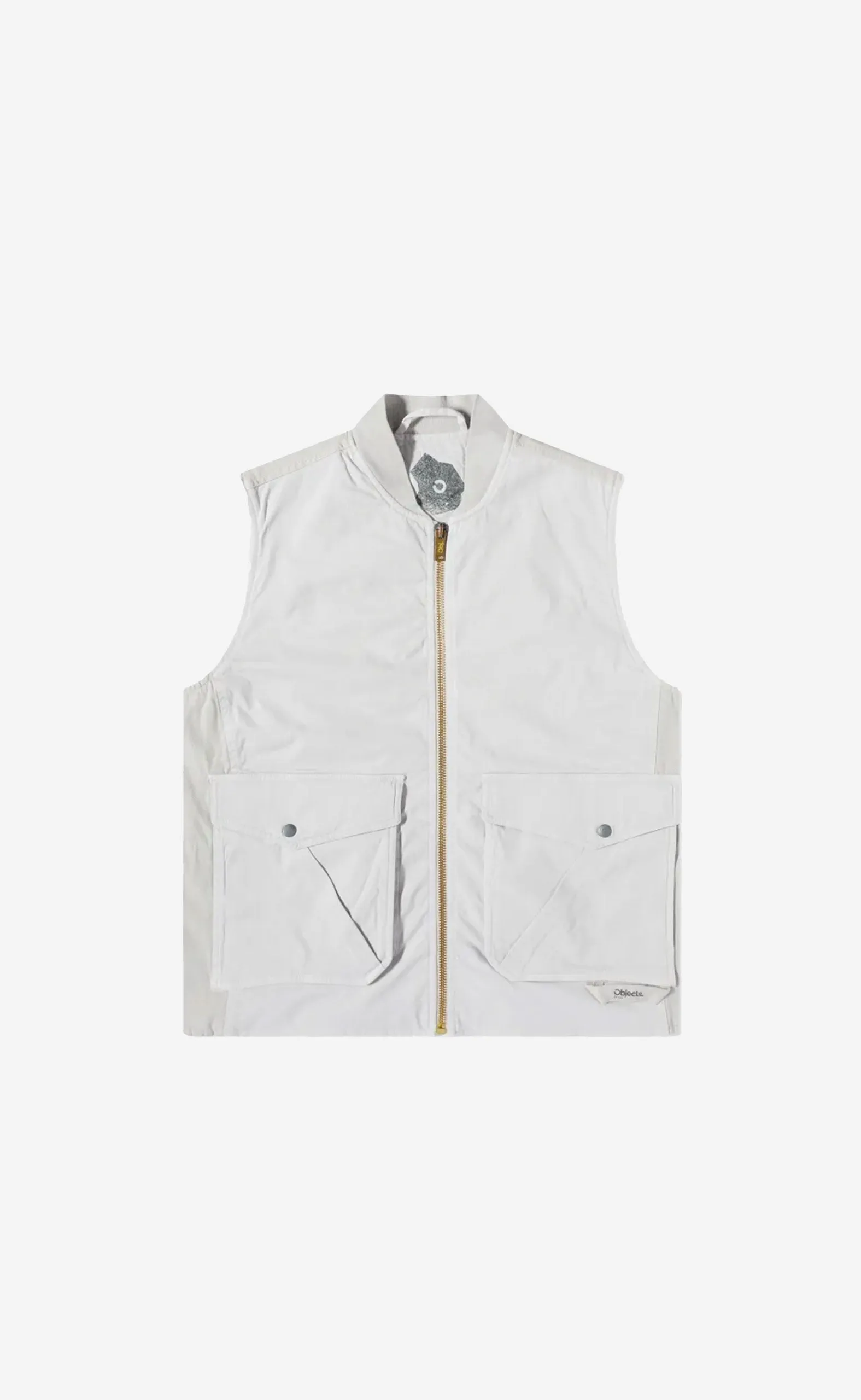 CARGO VEST PALE GREY