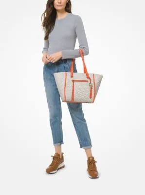 Carine Medium Logo Tote Bag