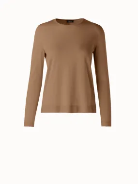 Cashmere Silk Knit Sweater