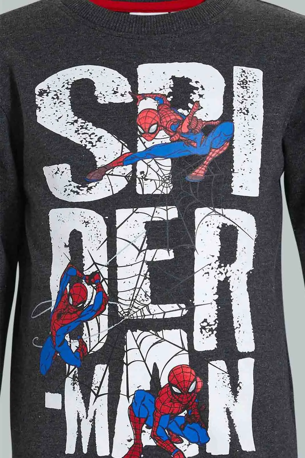 Charcoal Spiderman Sweatshirt