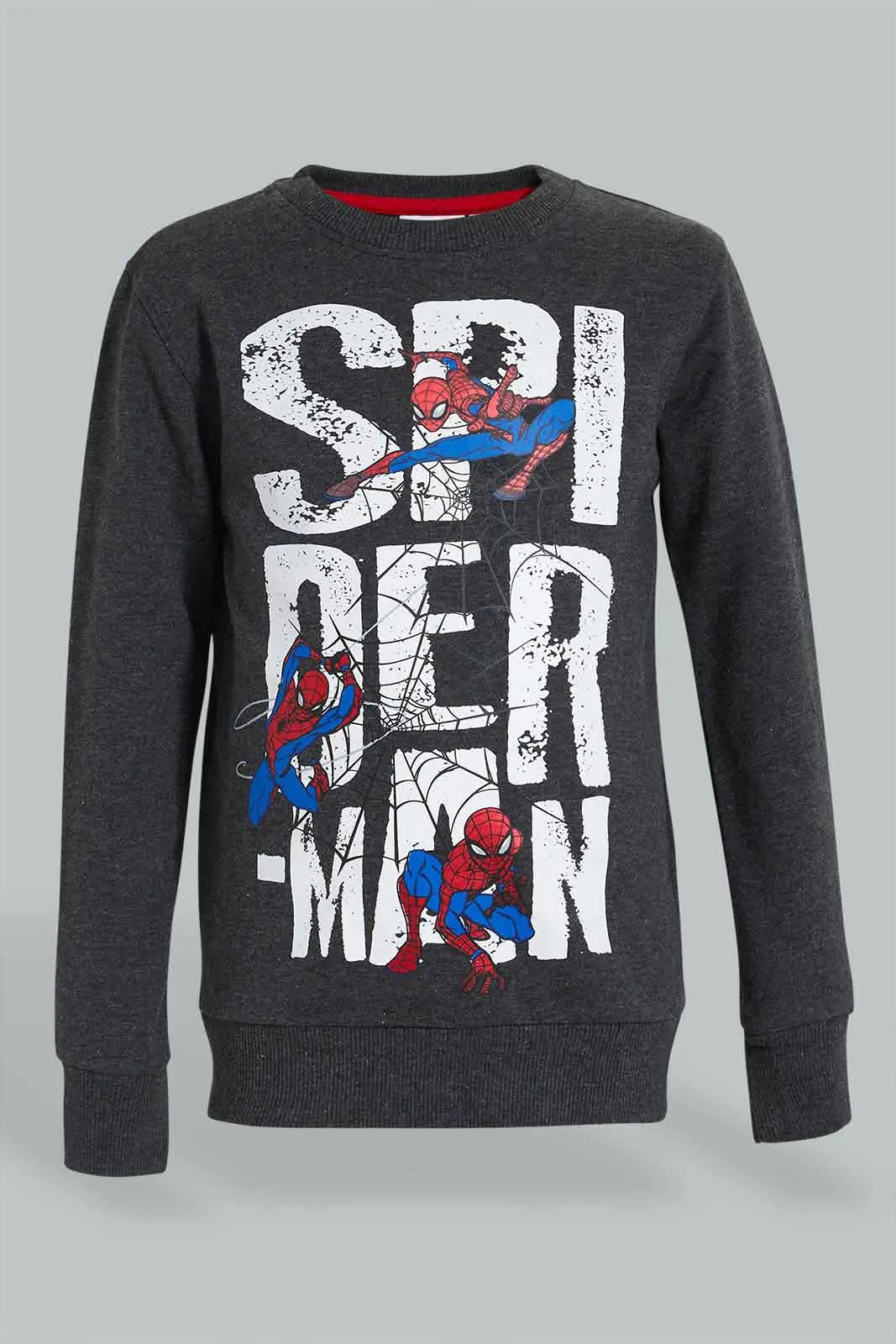 Charcoal Spiderman Sweatshirt