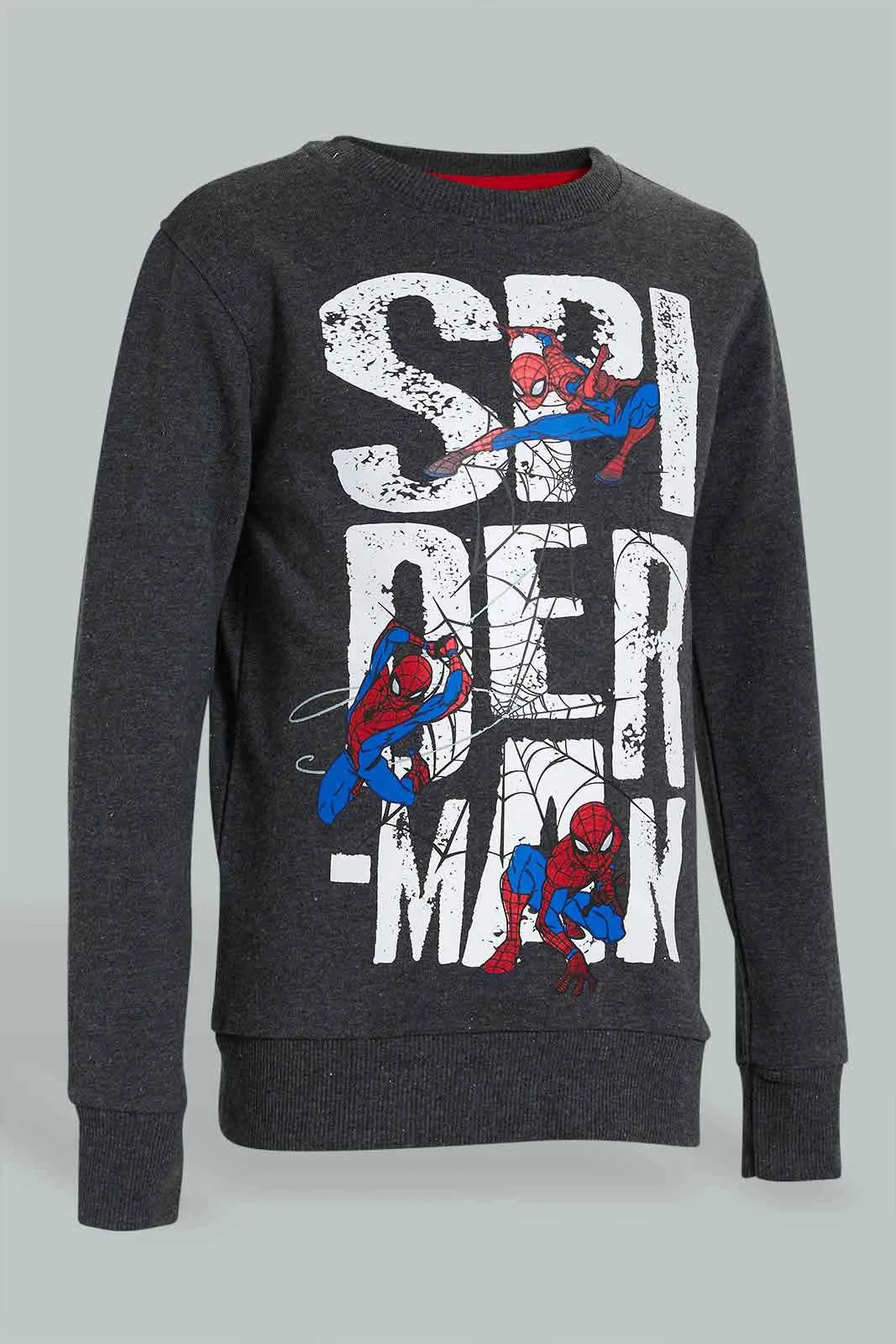 Charcoal Spiderman Sweatshirt