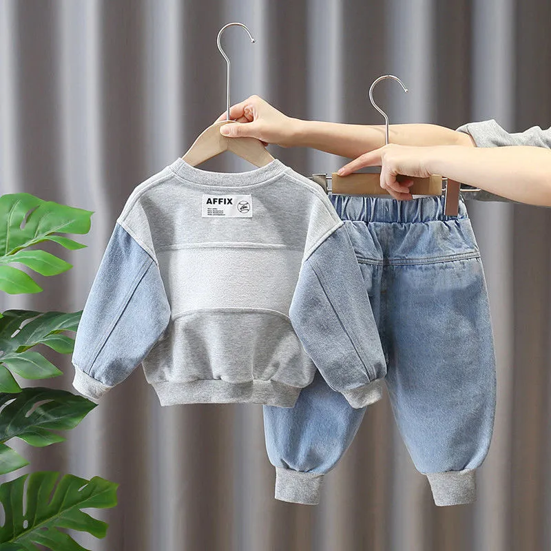 Children's Denim Korean Style Suit