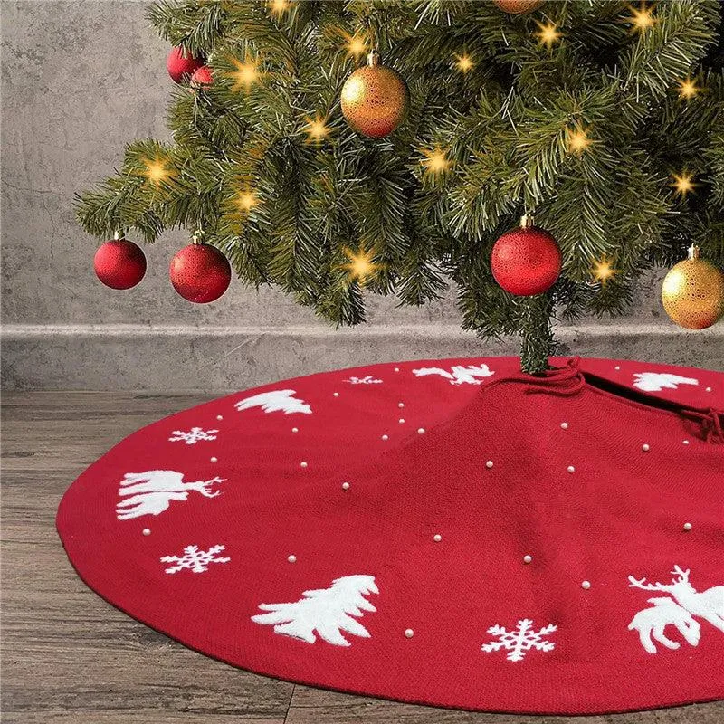 Christmas Tree Skirt Floor Mat Decoration Home Decoration New Year Gift