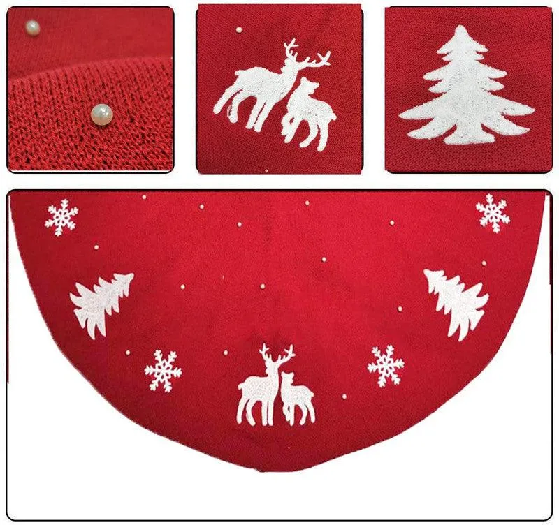 Christmas Tree Skirt Floor Mat Decoration Home Decoration New Year Gift