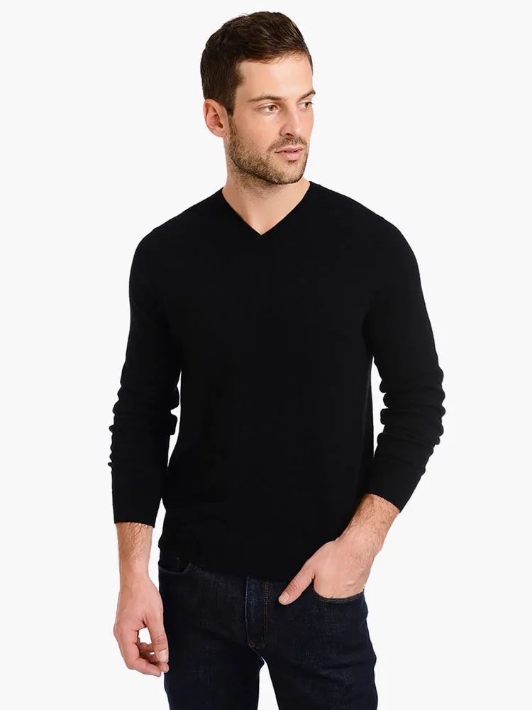 Classic Cashmere V-Neck Bergen Sweater