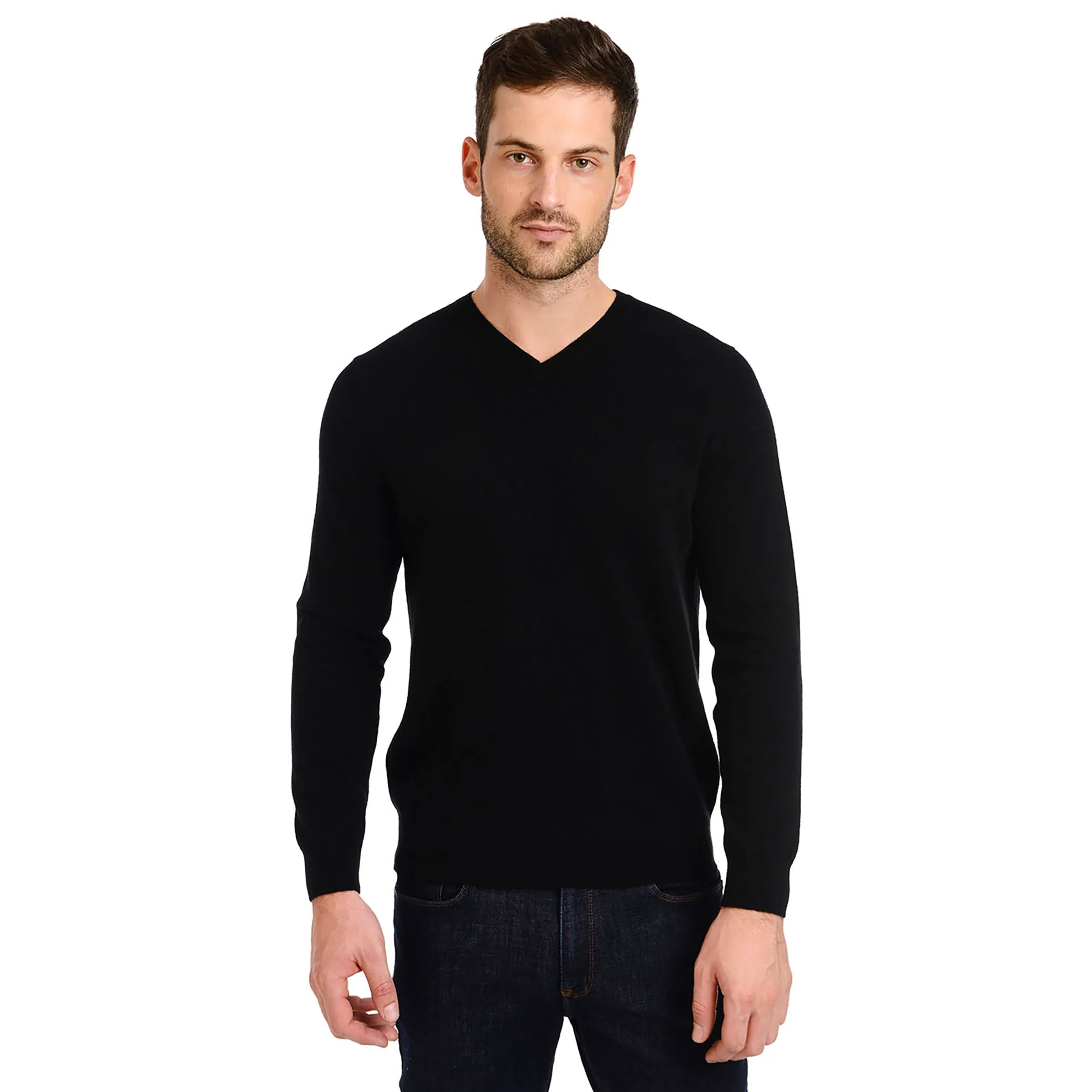 Classic Cashmere V-Neck Bergen Sweater