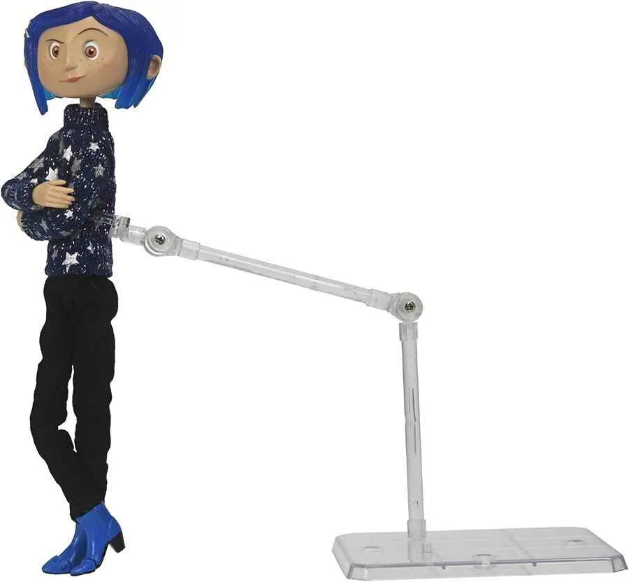 Coraline in Blue Star Sweater 7 Inch Clothed Articulated Action Figure